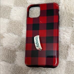 Red and Black Plaid iPhone 11 Pro Max case